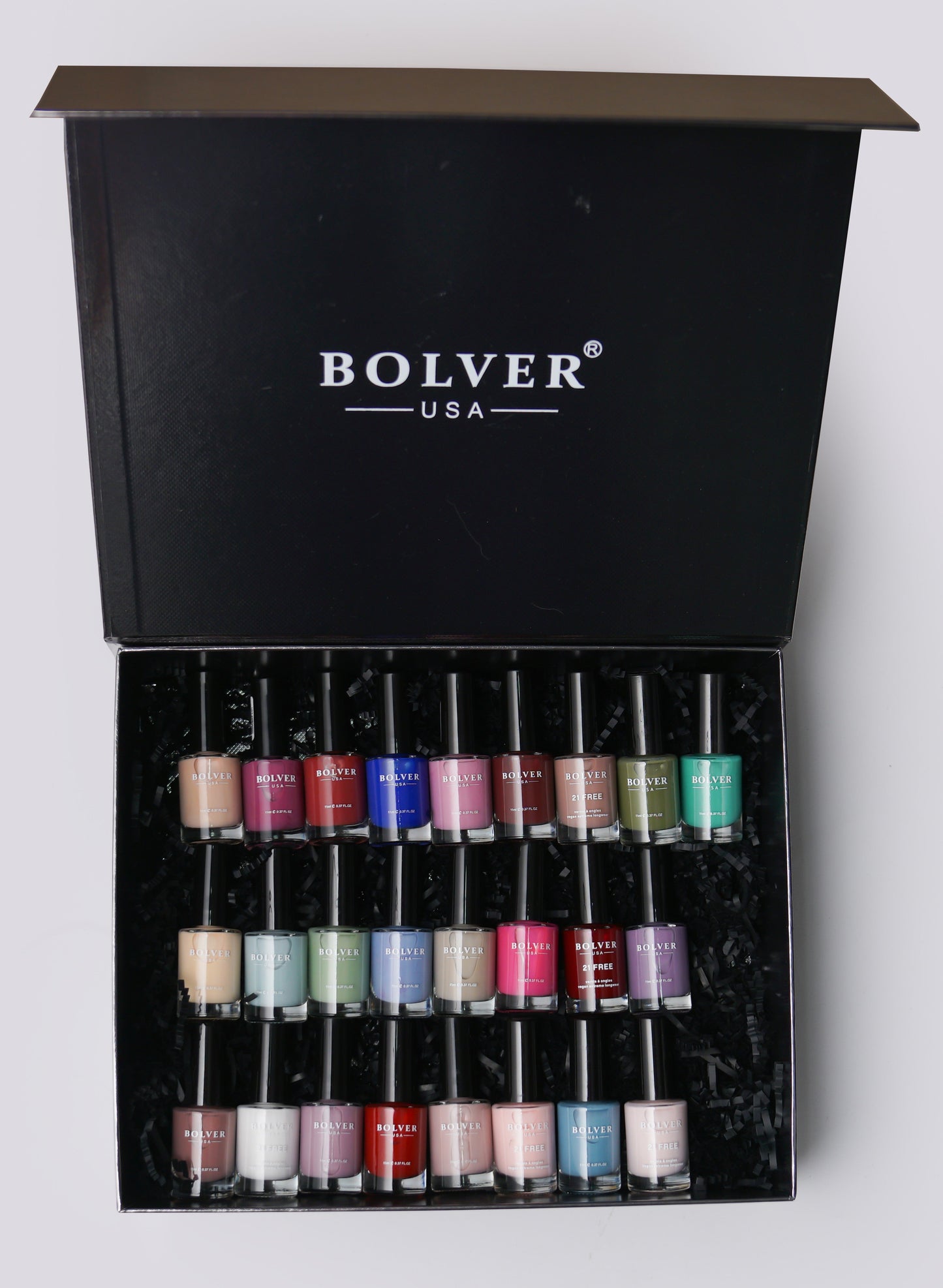 25 Unique Nail Polish Colors Box